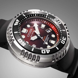 Citizen Eco-Drive Black Rubber Strap Men's Watch BN1024-01Z