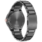 Citizen Attesa Act Line Black Titanium Series Triple Calendar Moon Phase Men's Watch BU0065-64E