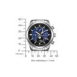 Citizen Eco-Drive Blue Dial Titanium Strap Men Watch BY1010-81L
