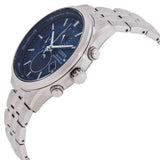 Citizen Eco-Drive Blue Dial Stainless Steel Strap Men's Watch - Moon Phase | BY1030-50L