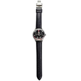 Mandetbrote Mechanical Exception Leather Strap Men's Watch - Orbital | Black Kiss