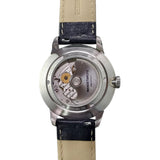 Mandetbrote Mechanical Exception Leather Strap Men's Watch - Orbital | Black Kiss