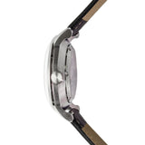 Mandetbrote Mechanical Exception Leather Strap Men's Watch - Orbital | Black Kiss