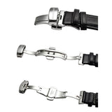 Mandetbrote Mechanical Exception Leather Strap Men's Watch - Orbital | Black Kiss