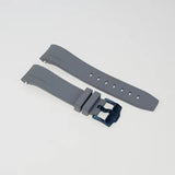 FKM Rubber Watch Strap: Grey