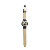 Mandetbrote Mechanical Exception Leather Strap Men's Watch - Orbital | Blue Kiss