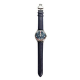 Mandetbrote Mechanical Exception Leather Strap Men's Watch - Orbital | Blue Kiss