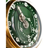 Mandetbrote Mechanical Exception Leather Strap Men's Watch - Orbital | Bronze Crush