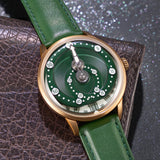 Mandetbrote Mechanical Exception Leather Strap Men's Watch - Orbital | Bronze Crush