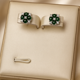 AG Collective – Emerald Blossom Studs