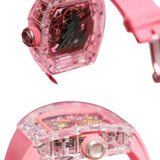 Cronus Art High Quality Fluorine Pink Strap Women Watch C28.CR.P