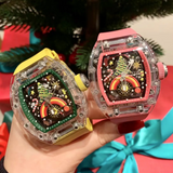 Cronus Art High Quality Fluorine Yellow Strap Women Watch C28.CR.Y