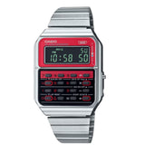 Casio Digital Silver Stainless Steel Strap Men Watch CA-500WE-4BDF