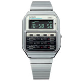 Casio General Digital Silver Stainless Steel Strap Men Watch CA-500WE-7BDF