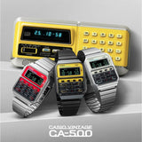 Casio General Digital Silver Stainless Steel Strap Men Watch CA-500WE-7BDF