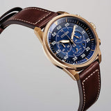 Citizen Eco-Drive Chronograph Brown Leather Strap Men Watch CA4213-26L