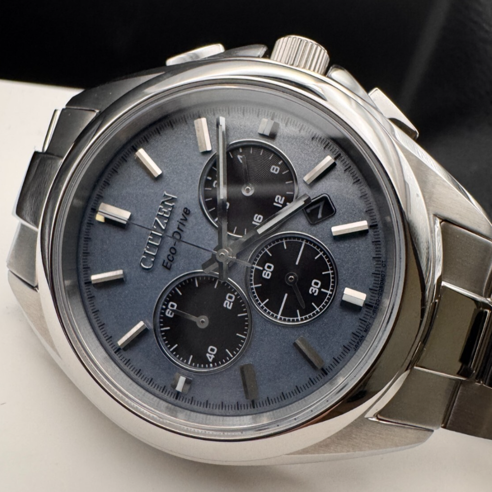 Citizen Eco-Drive Stainless Steel Strap Men's Watch - Chronograph | CA4680-55L