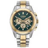 Citizen Eco-Drive Two-Tone Stainless Steel Strap Men Watch CA4684-54X