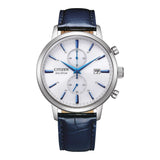 Citizen Eco-Drive Blue Leather Strap Men Watch CA7069-16A