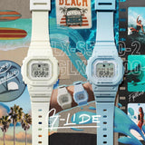 Casio G-Shock G-lide Digital Turquoise Resin Strap Women Watch GLX-S5600-2DR-P