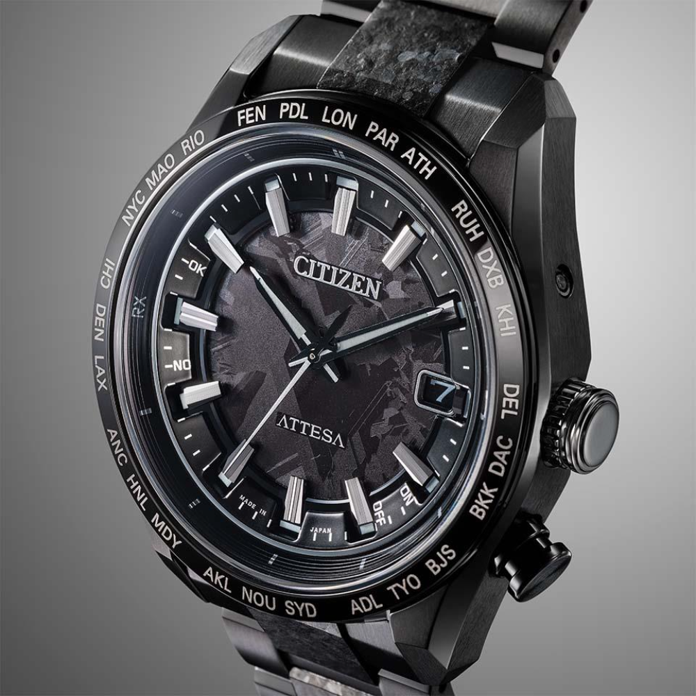 Citizen Eco-Drive Black Stainless Steel Strap Men's Watch CB0285-63E