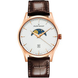 CLAUDE BERNARD CLASSIC CB79010-37R-BIR BROWN LEATHER MEN'S WATCH
