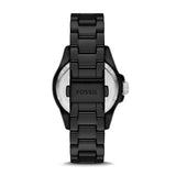Fossil Black Dial And Ceramic Strap Women Watch CE1130