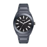 Fossil Black Dial And Gray Stainless Steel Strap Men Watch CE5027