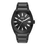 Fossil Tree Hands Black Dial And Stainless Steel Strap Men Watch CE5028