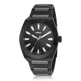 Fossil Tree Hands Black Dial And Stainless Steel Strap Men Watch CE5028