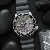 Astral Shadow - CWH Special Custom Collective Date Display Stainless Steel Rubber Strap Diver’s Watch CH-MOD-M15