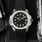 Steel Enigma - CWH Special Custom Collective Black Rubber Strap Men Watch CH-MOD-M30