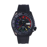 Chromatic Pulse - CWH Special Custom Black Silicone Strap Men Watch CH-MOD-M37