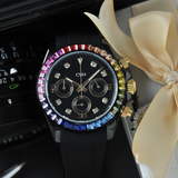 Prism Velocity - CWH Special Custom Collective Black Rubber Strap Women Watch CH-MOD-M41