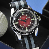 Scarlet Phantom - CWH Special Custom Collective Chronometer Nato Strap Men’s Automatic Watch CH-MOD-M6