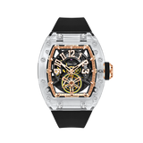 Cronus Art Eye Of The Universe Black Strap Men's Watch -  Midnight Gold | CM001-080