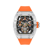 Cronus Art Eye Of The Universe Orange Strap Men's Watch -  Mars Orange | CM001- 083