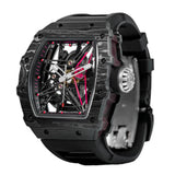 Cronus Art Assassin Black Strap Men's Watch -  Carbon Fiber Black | CM002-039