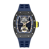 Cronus Art Eternal Tourbillon Fluoroelastomer Strap Men's Watch - Skeleton Dial | CM002-067