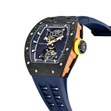 Cronus Art Eternal Tourbillon Fluoroelastomer Strap Men's Watch - Skeleton Dial | CM002-067