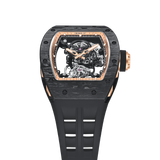 Cronus Art Prestige Carbon Fiber Tourbillon Men's Watch -  Luminous Black Gold | CM002-077