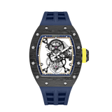 Cronus Art Prestige Carbon Fiber Tourbillon Men's Watch -  Gentian Blue | CM002-079