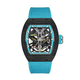 Cronus Art Wingsuit Flight Soaring Blue Men's Watch -  Skeleton Dial | CM002-085