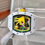 Cronus Art High Quality Fluorine White Strap Men Watch CM007-005