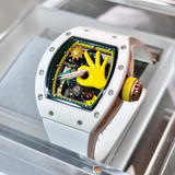 Cronus Art High Quality Fluorine White Strap Men Watch CM007-005
