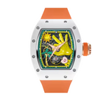 Cronus Art High Quality Fluorine Orange Strap Men Watch CM007-007