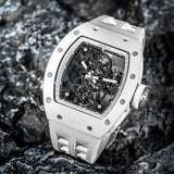 Cronus Art High Quality Fluorine White Band Men Watch CM007-010