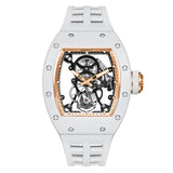 Cronus Art High Quality Fluorine White Band Men Watch CM007-011