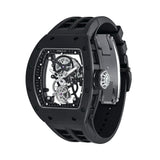 Cronus Art High Quality Fluorine Black Band Men Watch CM007-013