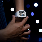 Cronus Art High Quality Fluorine White Band Strap Men Watch CM011-001